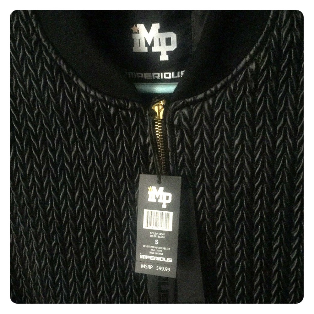 Black Bomber Jacket